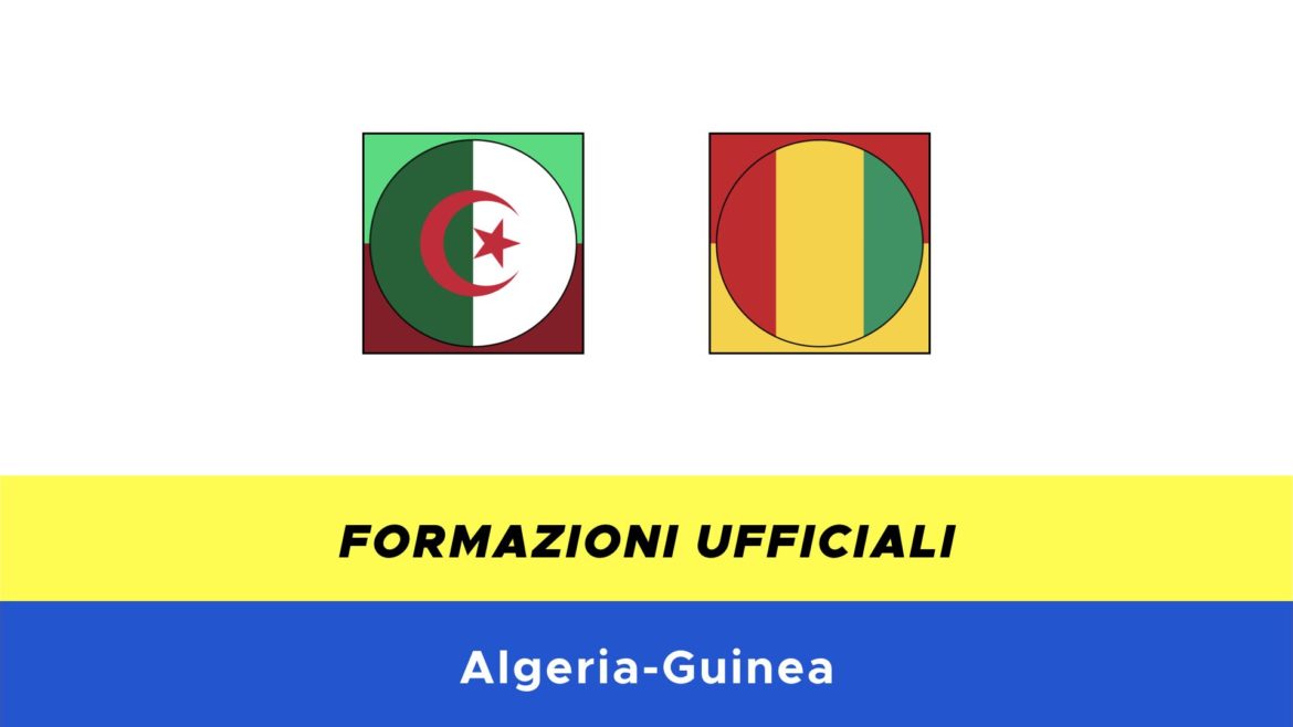 Algeria-Guinea: formazioni ufficiali