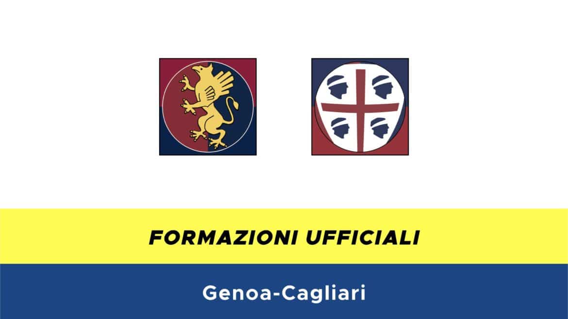 Genoa-Cagliari formazioni ufficiali