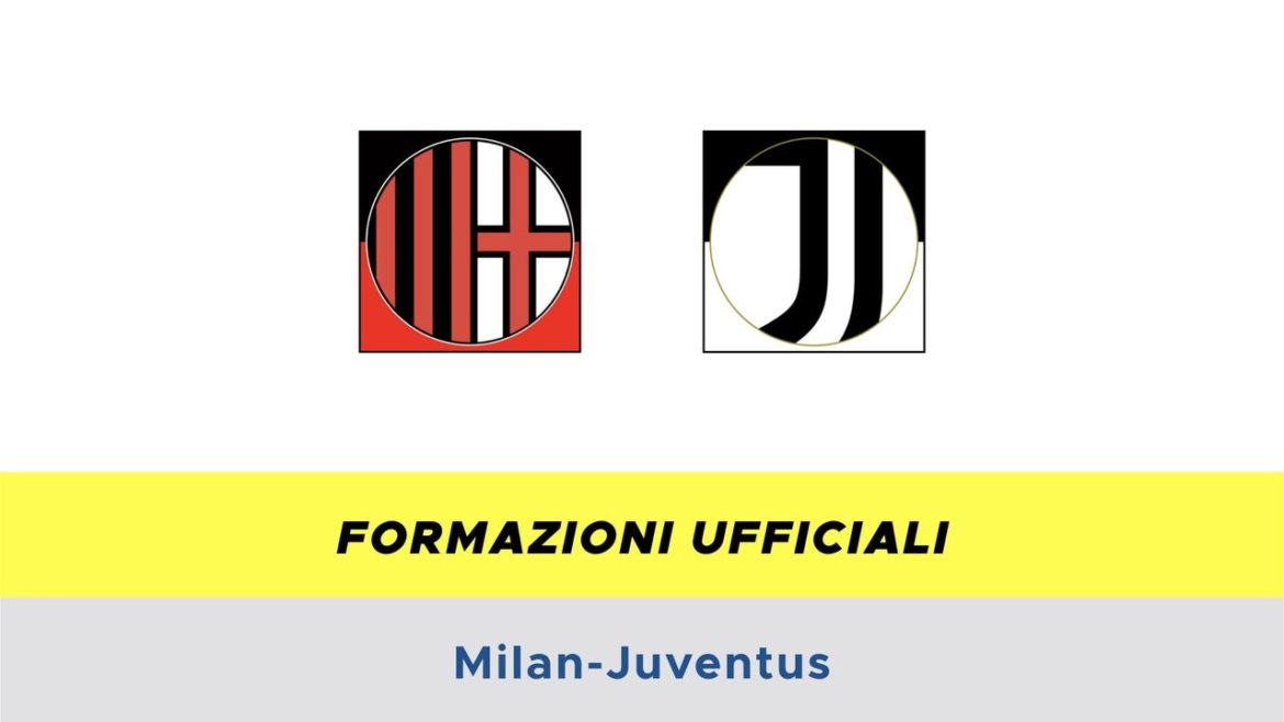 Milan-Juventus formazioni ufficiali