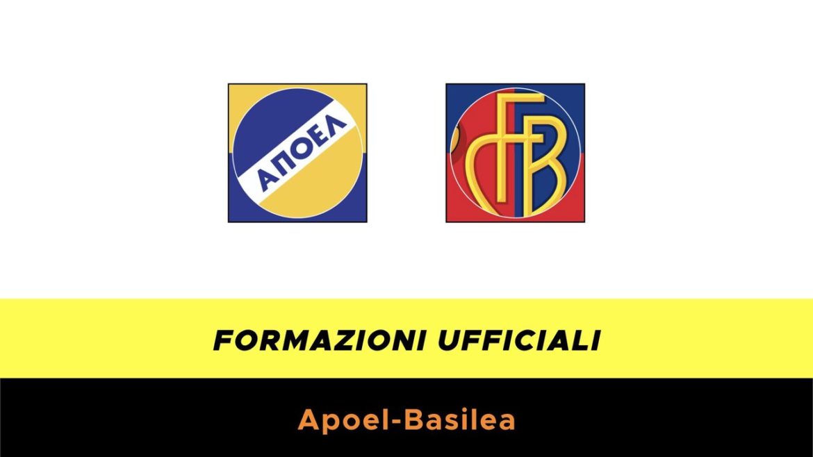 Apoel Nicosia-Basilea formazioni ufficiali