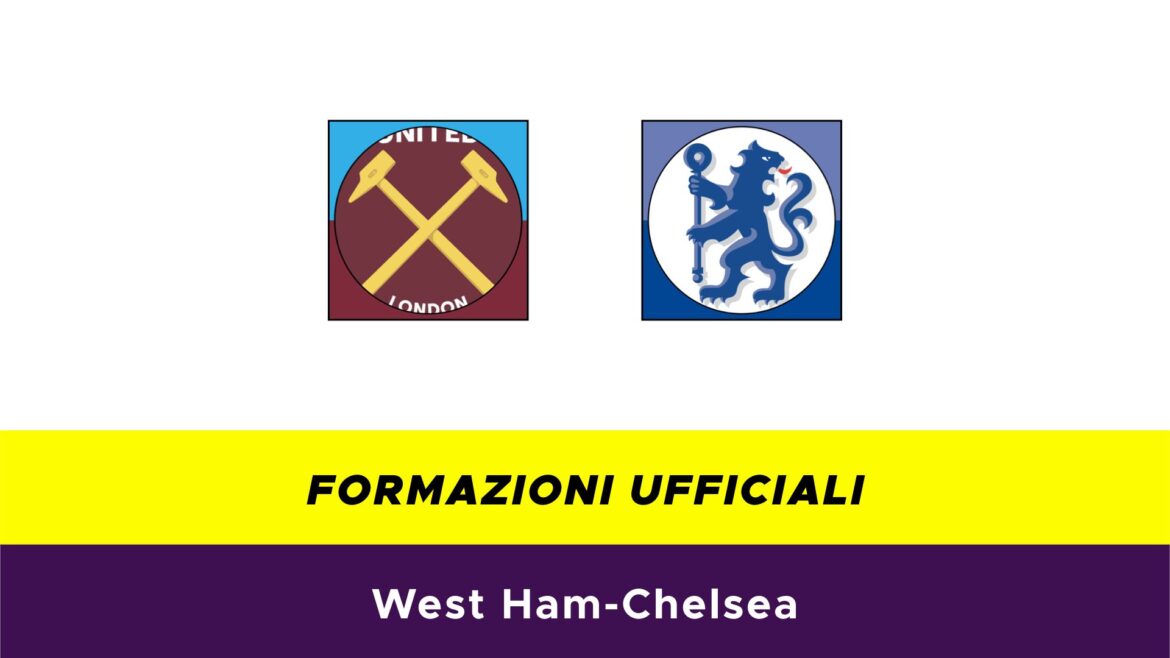 West Ham-Chelsea formazioni ufficiali