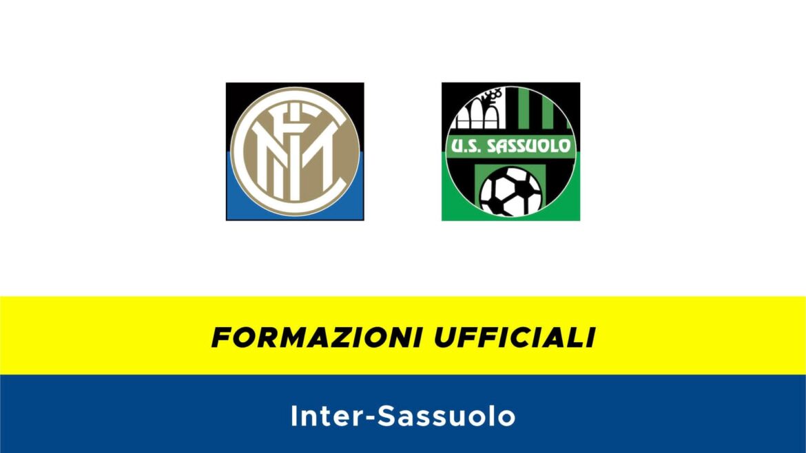 Inter-Sassuolo formazioni ufficiali
