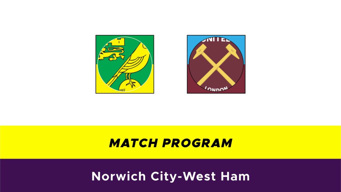 Norwich-West Ham probabili formazioni