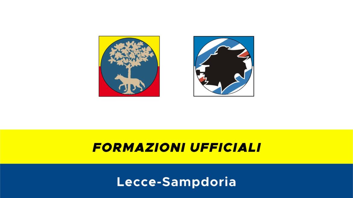 Lecce-Sampdoria formazioni ufficiali