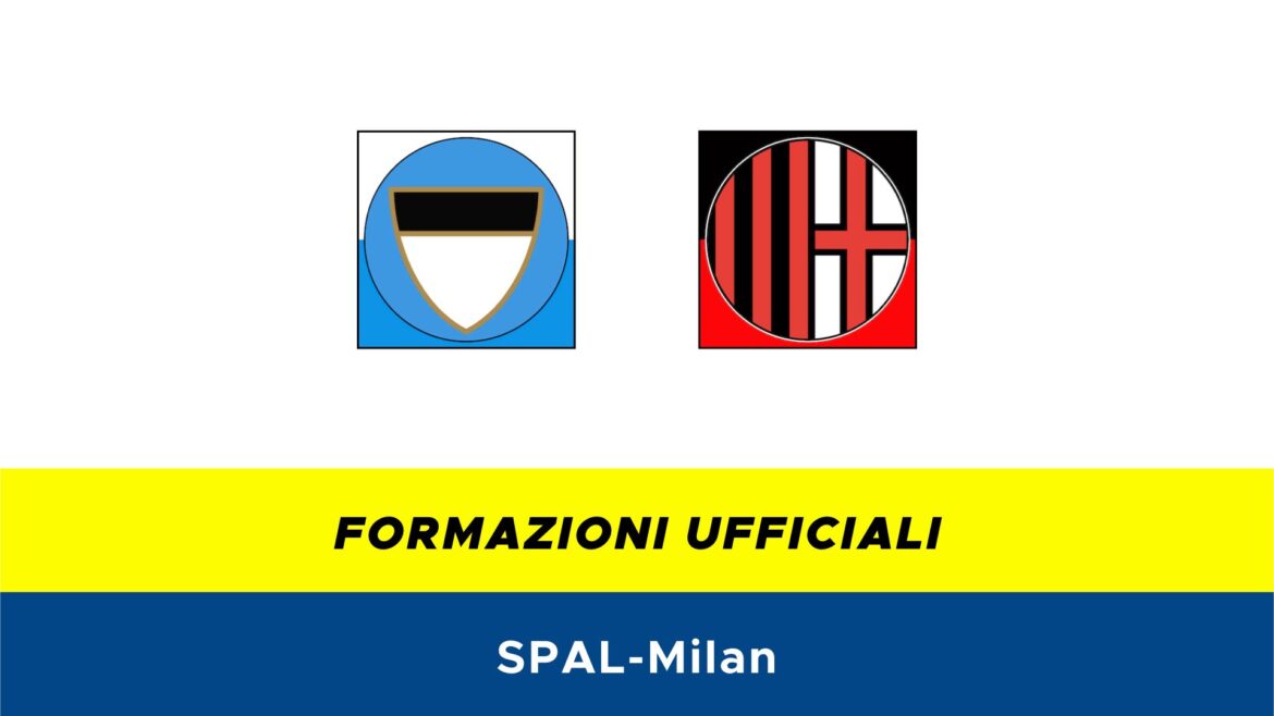 SPAL-Milan formazioni ufficiali